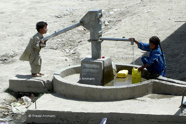 WORLD - Afghanistan, Kabul - Drinking water well