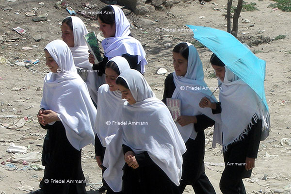 WORLD - Afghanistan, Kabul - Schoolgirls