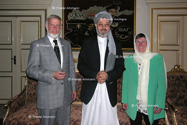 WORLD - Afghanistan, Kabul - Paul Bucherer - Abdul Karim Khalili, Vice-president Afghanistan