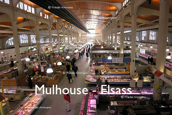 WORLD – France, Elsass – Markthalle / Marché Couvert, Mulhouse