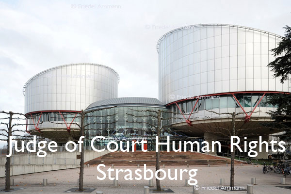 WORLD – France, Elsass - Judge of the Court of Human Rights, Strasbourg