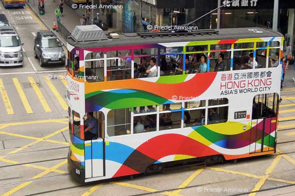 WORLD – Hong Kong – double-deck tramcar