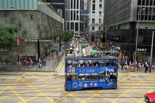 WORLD – Hong Kong – double-deck tramcar
