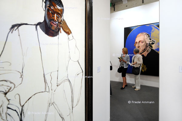 BASEL – Impressionen 1 – ART Basel 40 2009 - James Hunter Black Draftee, Alice Neel / Friedrich II, Andy Warhol