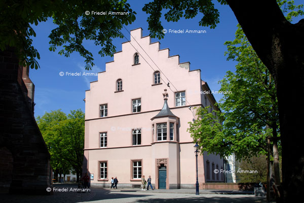 BASEL - Historische Gebäude - Lesegesellschaft, Münsterplatz