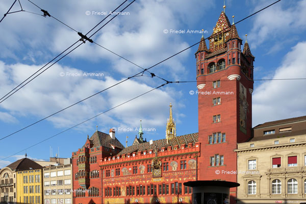 BASEL - Historische Gebäude - Rathaus