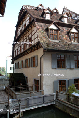 BASEL - Historische Gebäude - Papiermühle St Alban Tal
