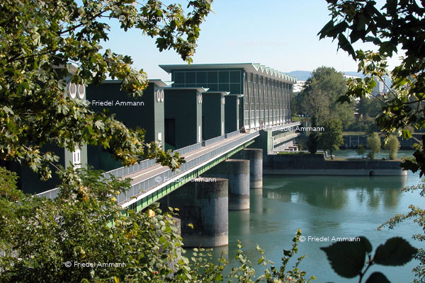 BASEL - Architektur 20. Jahrhundert - Kraftwerk Birsfelden, Architekt Hans Hoffmann (1947)
