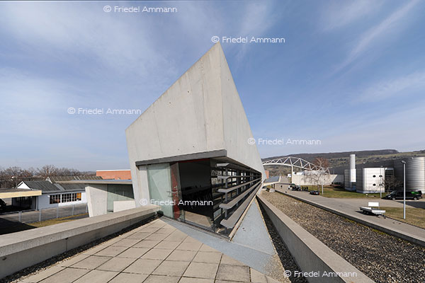 BASEL / Weil am Rhein - Architektur 20. Jahrhundert – vitra. - Werkfeuerwehr, Architektin Zaha Hadid 