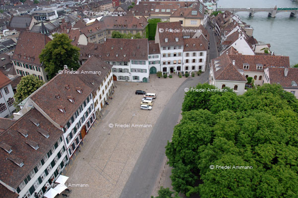 BASEL - Münsterplatz, Pfalz