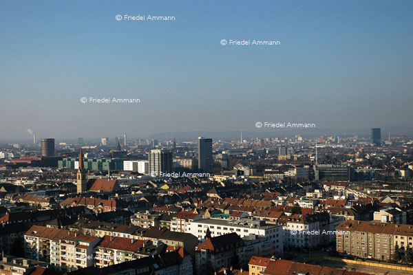 BASEL - Gundeldingerquartier, Heiliggeistkirche, BIZ-Turm, Bahnhof SBB, Burckhardtgebäude