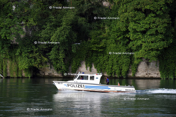 BASEL - Rheinschiffahrt - Basler Polizeiboot