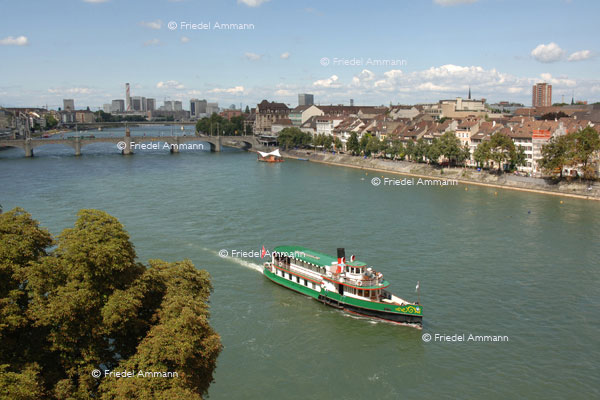BASEL - Rheinschiffahrt - Basler Dybli