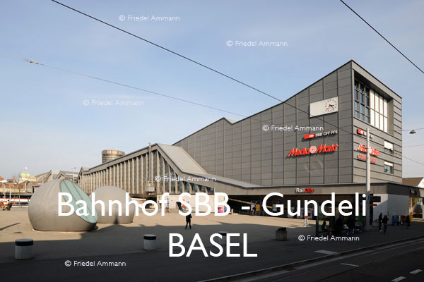 BASEL - Bahnhof SBB - Ausgang Gundeldingerquartier