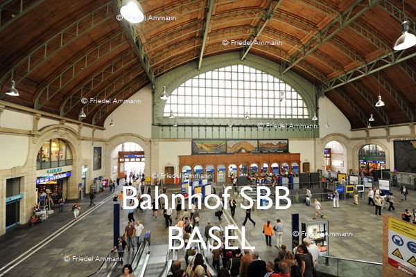 BASEL - Bahnhof SBB – Grosse Halle