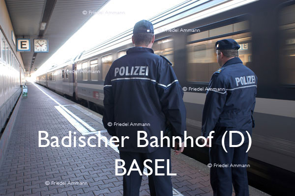 BASEL - Badischer Bahnhof (D) - Grenzkontrolle