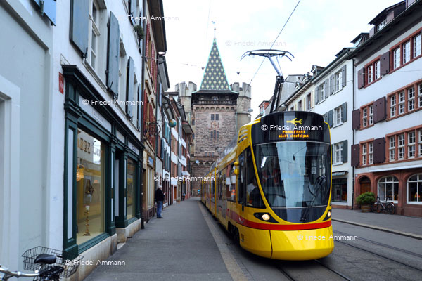 BASEL – Öffentlicher Verkehr - BLT, Tangotram - Spalentor