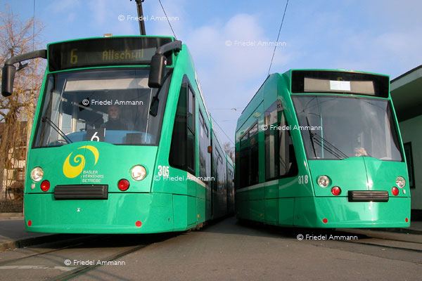 BASEL – Öffentlicher Verkehr – BVB, Combino-Trams