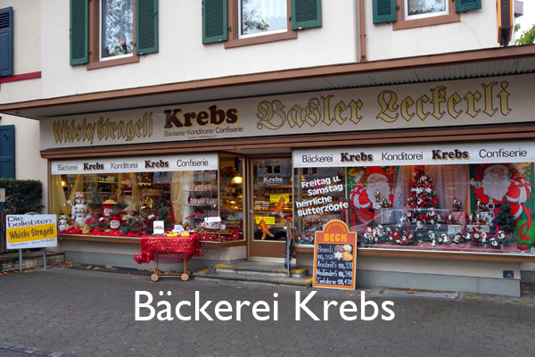 BASEL – Shopping - Bäckerei Krebs - Spalenring 100