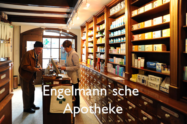 BASEL – Shopping - Engelmann'sche Apotheke - Rheingasse 1