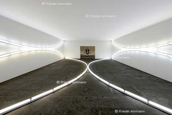 ART Unlimited Basel 41 2010 - three sets of tangented arcs in daylight and l white (to Jenny and Ira Licht), Dan Flavin - David Zwirner, New York