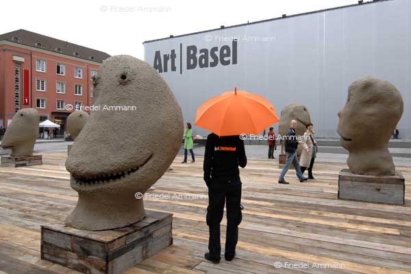 ART Unlimited Basel 39 2008 - Public KULTUR - ART Project: Moonrise. east Ugo Rondinone