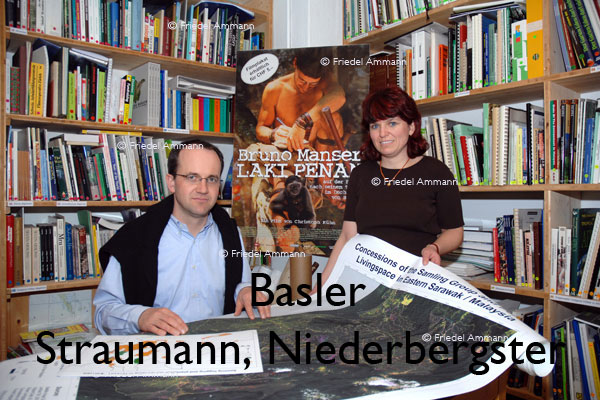 BASEL – BaslerInnen - Straumann, Leiter Fondsverein / Monika Niederberg, Schwester von Bruno Manser