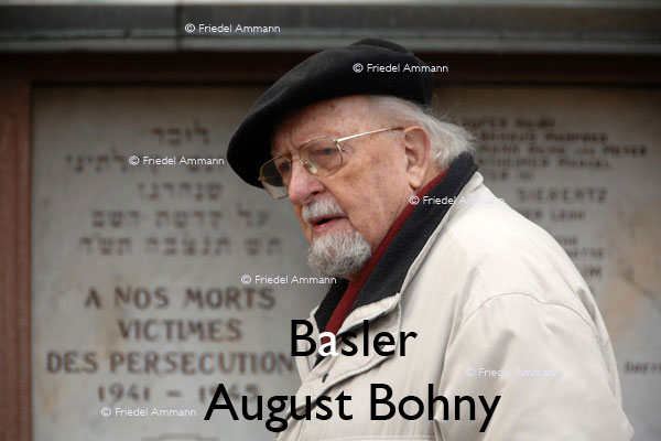 BASEL – BaslerInnen - August Bohny - Während des 2. Weltkriegs war er Schulleiter in Frankreich und versteckte Schulkinder vor dem Abtransport nach Ausschwitz. Israel verlieh ihm und seiner Frau die Medaille, «Gerechter unter den Völkern».