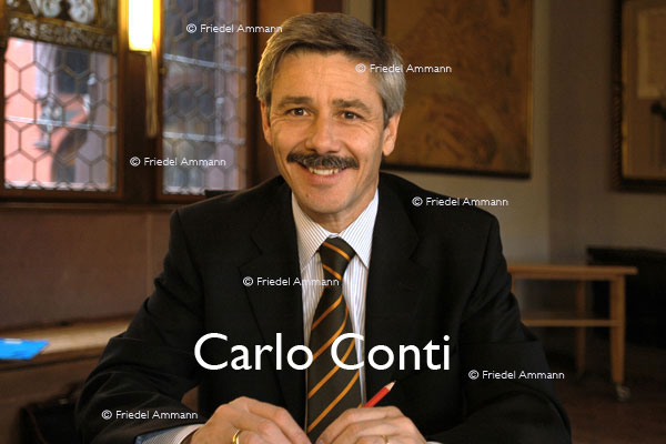 BASEL - Prominente - Regierungsrat Dr. Carlo Conti
