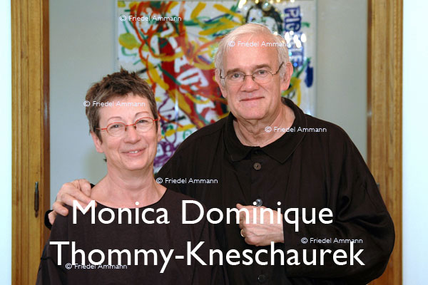 BASEL - Prominente - Monica und Dominique Thommy-Kneschaurek, TEUFELHOF