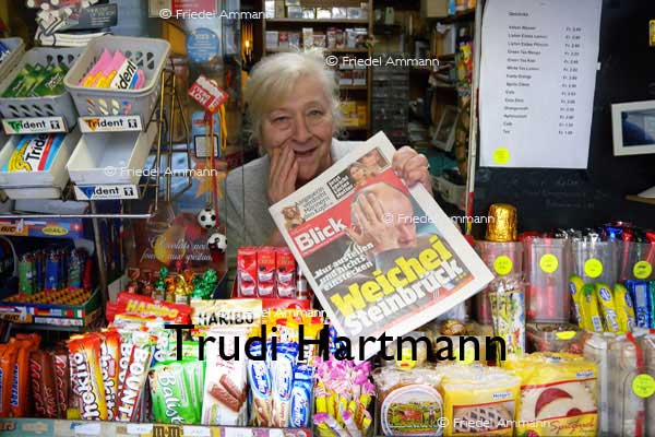 BASEL - Prominente – Trudi Hartmann, Kiosklegende