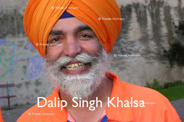 BASEL - Prominente - Dalip Singh Khalsa, Stadtreiniger für die hiesig Wohlstandsverwahrlosten