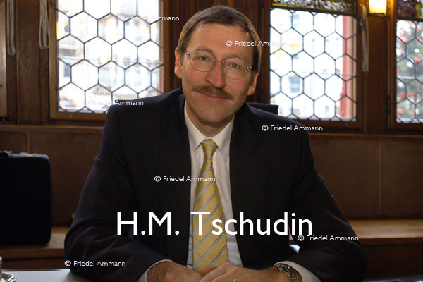 BASEL - Prominente - H.M. Tschudin, Altregierungsrat