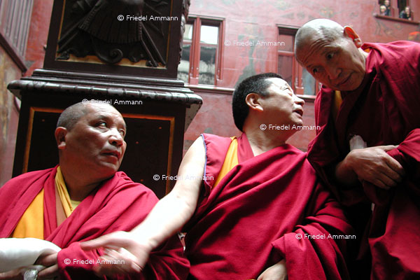 BASEL - BesucherInnen - Empfang für den Dalai Lama, Basler Rathaus