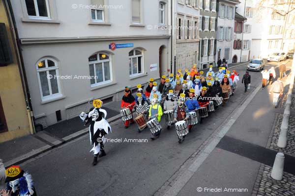 BASEL - Fasnacht 2012 – Stammclique im Charivari