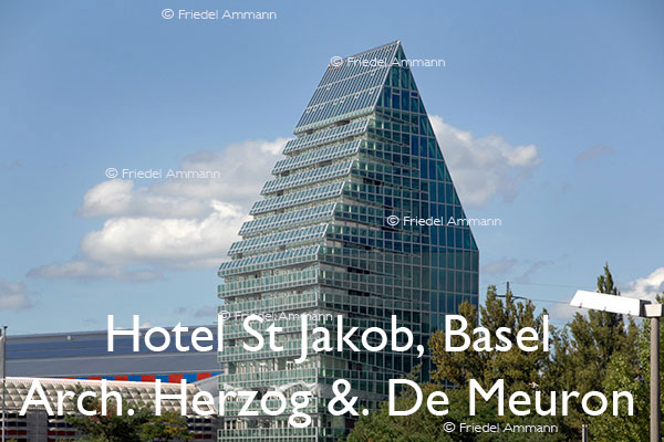 BAUTEN - Architektur 20. Jahrhundert – Wohn-, Geschäftshaus St Jakob, Basel, Schweiz - Architekten Herzog &. De Meuron