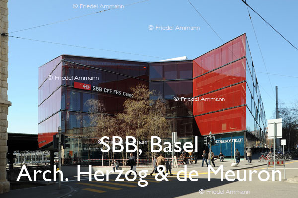 BAUTEN - Architektur 20. Jahrhundert - Geschäftshaus Elsässertor, Basel - Architekten Herzog & de Meuron