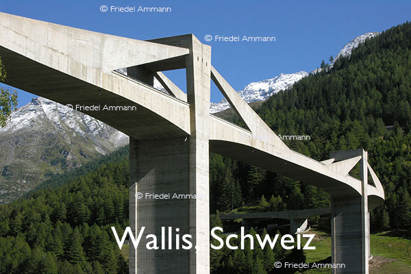BAUTEN – Brücken / Bridges - Ganterbrücke - Wallis, Schweiz