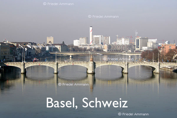 BAUTEN – Brücken / Bridges - Mittlere Rheinbrücke - Basel, Schweiz