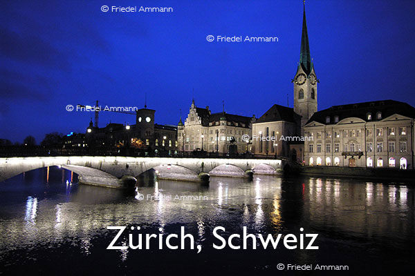 BAUTEN – Brücken / Bridges - Münsterbrücke - Zürich, Schweiz