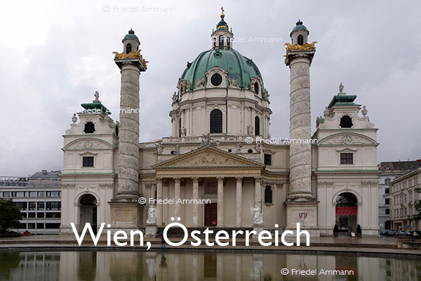 BAUTEN - Historische Bauten – Karlskirche - Wien, Österreich