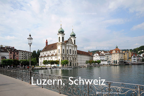 BAUTEN - Historische Bauten – Jesuitenkirche – Luzern, Schweiz