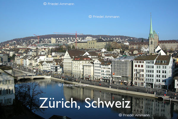 BAUTEN - Historische Bauten - Altstadt Zürich, Schweiz