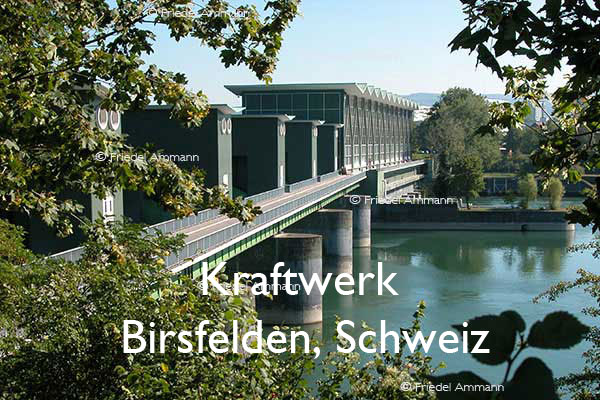 BAUTEN - Industriegebäude - Wasserkraftwerk - Birsfelden, Schweiz