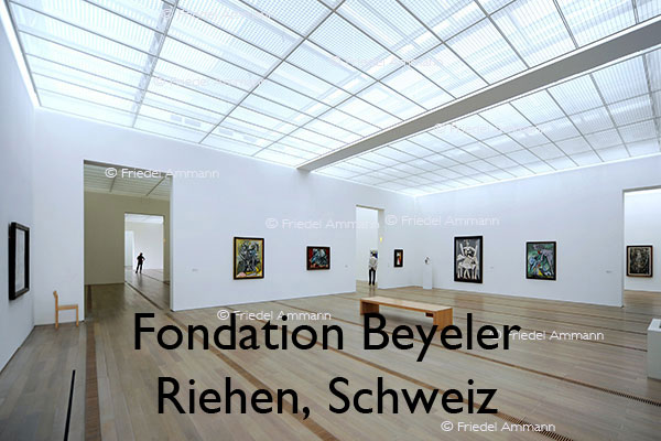 BAUEN - Innenarchitektur - Fondation Beyeler - Architekt Renzo Piano - Riehen, Schweiz
