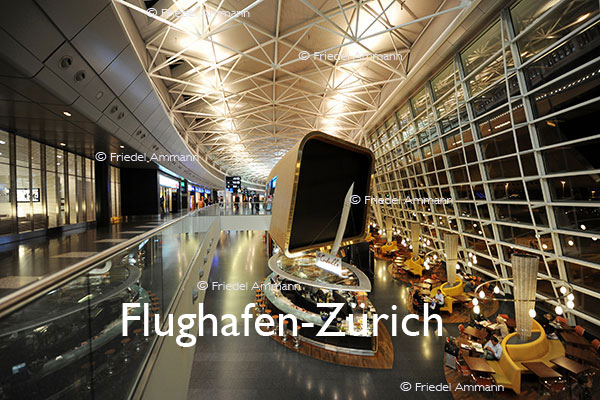 BAUEN - Innenarchitektur - Flughafen Zürich, Schweiz