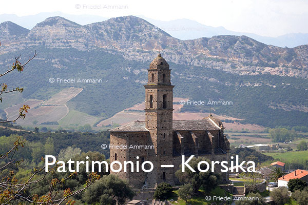 BAUTEN - Sakralbauten / Landkirche Patrimonio – Korsika, Corsica, France