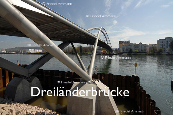 BAUTEN – Konstruktion – Dreiländerbrücke Weil-Huningue, bei Basel 