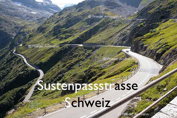 BAUTEN / MOBILITÄT – BUILDINGS / MOBILITY - Strassen, Tunnels - Roads, Tunnel – Sustenpassstrasse, Schweiz