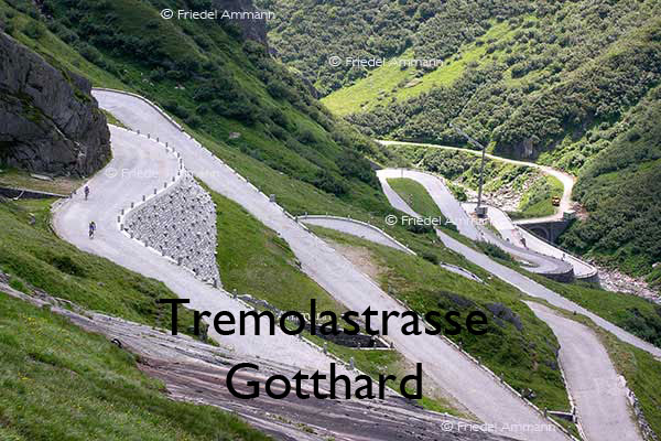 BAUTEN / MOBILITÄT – BUILDINGS / MOBILITY - Strassen, Tunnels - Roads, Tunnel – Tremolastrasse – Gotthard, Schweiz